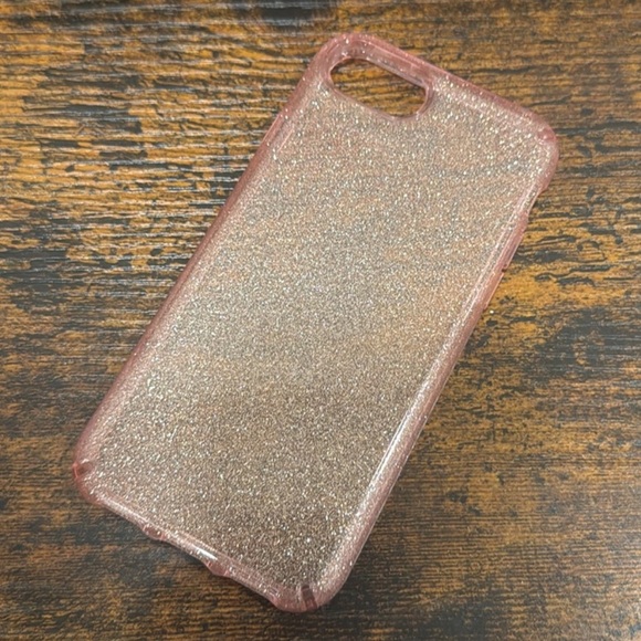 speck Glitter Pink iPhone SE 2nd Gen Case - Picture 1 of 3